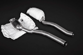 Capristo Ferrari 812 GTS - 250 Cell Sport Cat Downpipes (for OPF Cars) (with Heat Blankets)